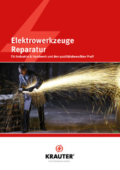Prospekt Reparatur Elektrowerkzeuge