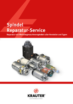Prospekt Reparaturwerk Spindel Reparatur
